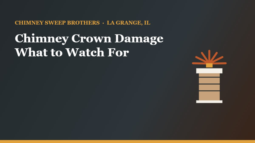 Chimney Crown Damage: What to Watch For — Chimney Sweep Brothers, La Grange IL