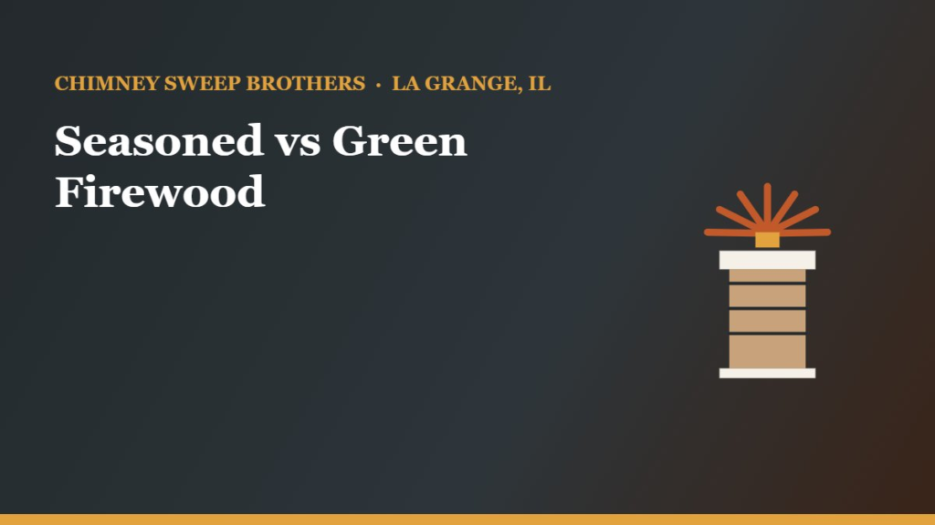 Seasoned vs. Green Firewood: Burn Cleaner and Safer — Chimney Sweep Brothers, La Grange IL