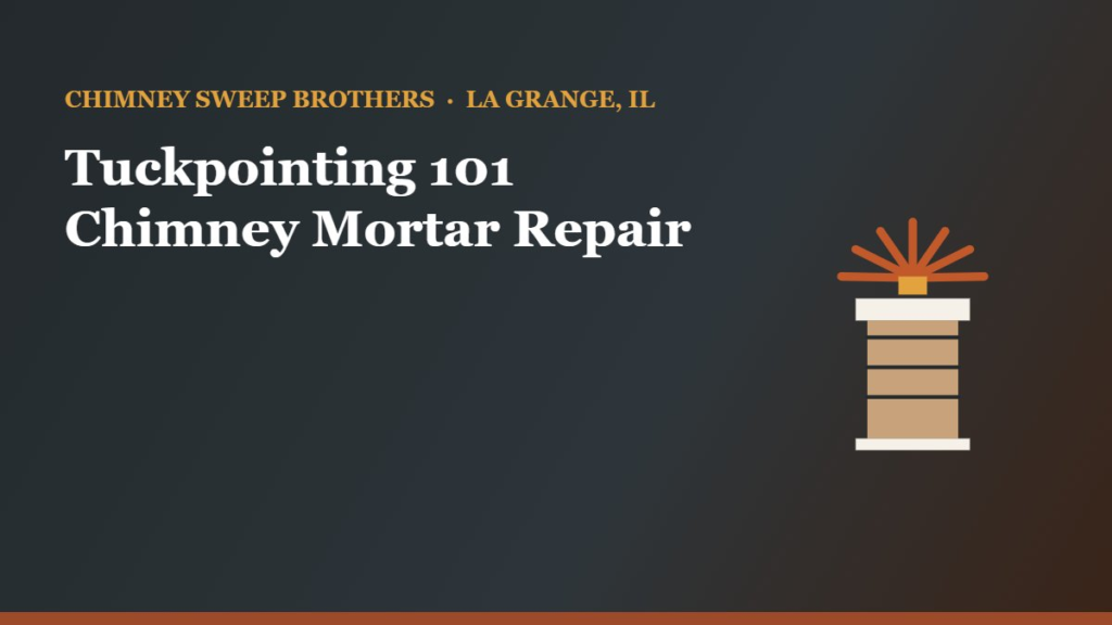 Tuckpointing 101: Fixing Your Chimney Mortar — Chimney Sweep Brothers, La Grange IL