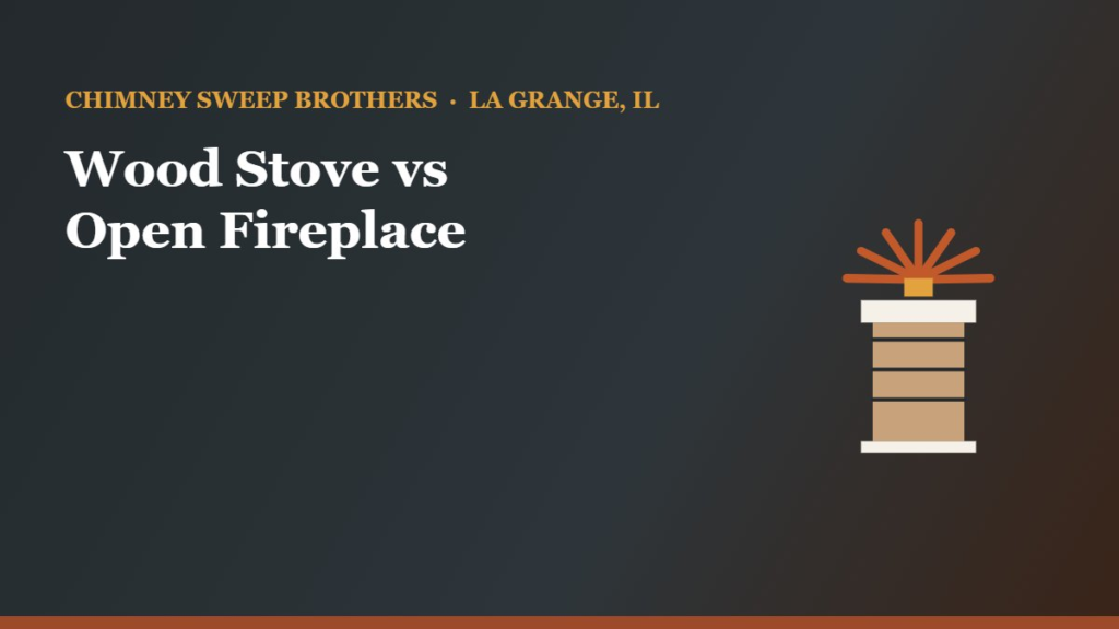Wood Stove vs. Open Fireplace: Chimney Care Differences — Chimney Sweep Brothers, La Grange IL